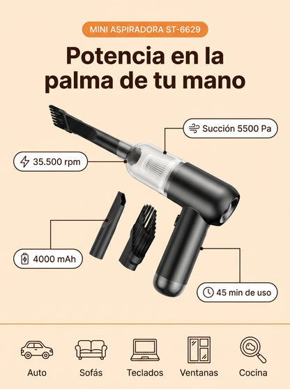 *PAGA 1 y LLÉVATE 2* Aspiradora 4 en 1 TurboClean